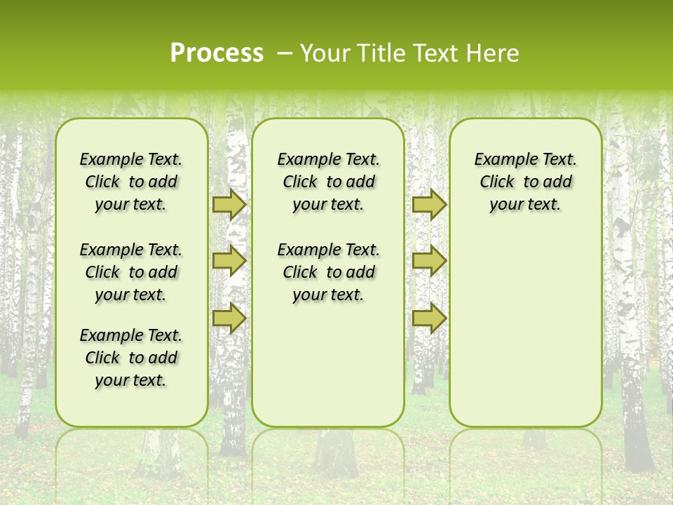 Shade Scene Grove PowerPoint Template