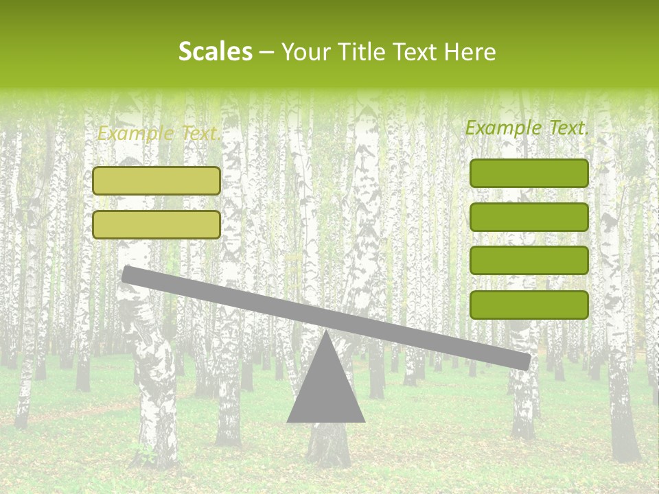 Shade Scene Grove PowerPoint Template