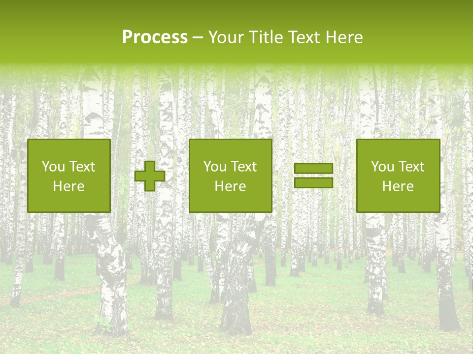 Shade Scene Grove PowerPoint Template