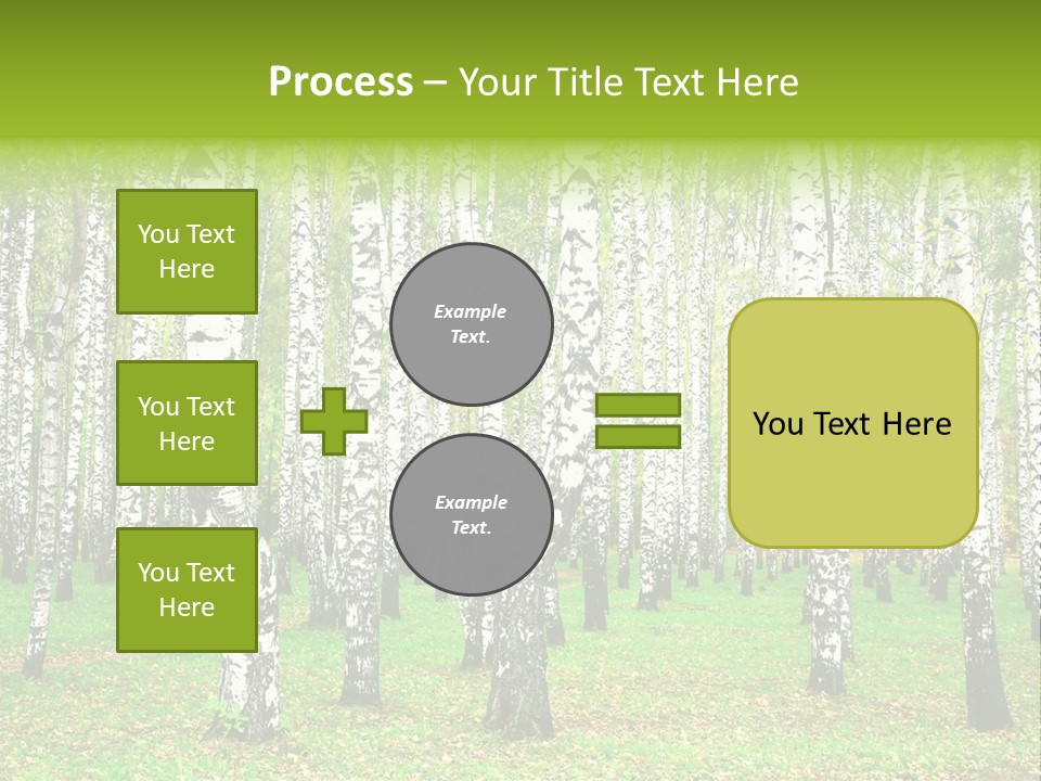 Shade Scene Grove PowerPoint Template