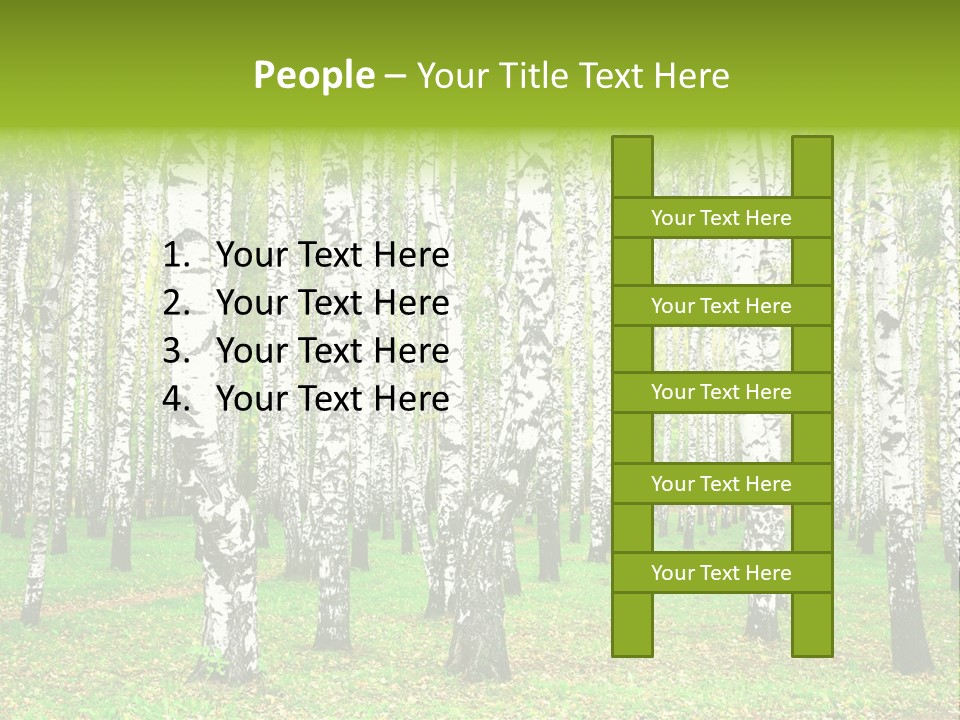 Shade Scene Grove PowerPoint Template