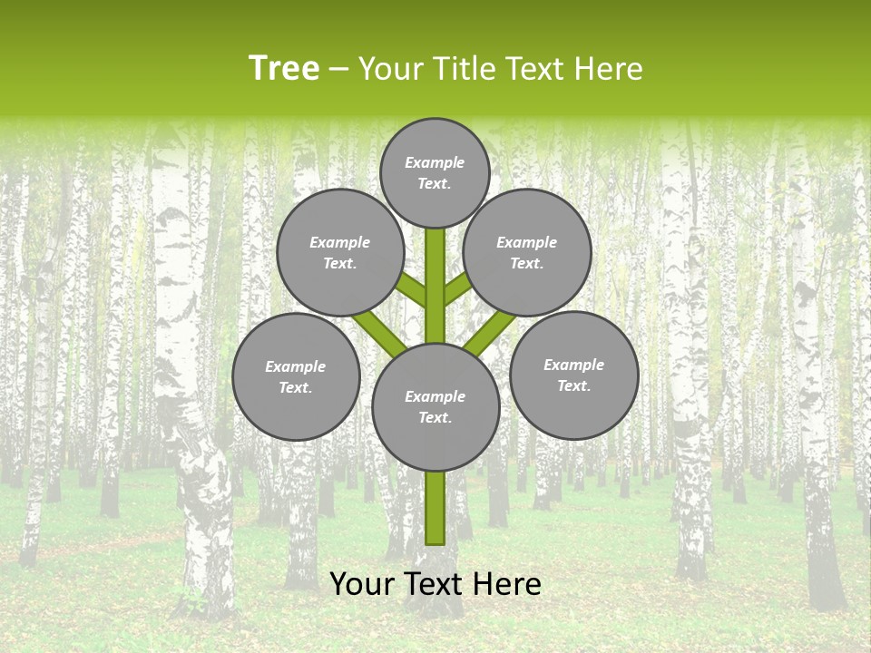 Shade Scene Grove PowerPoint Template
