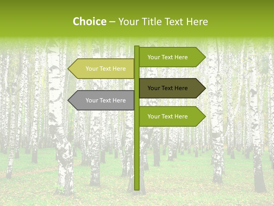 Shade Scene Grove PowerPoint Template
