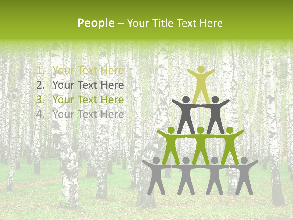 Shade Scene Grove PowerPoint Template