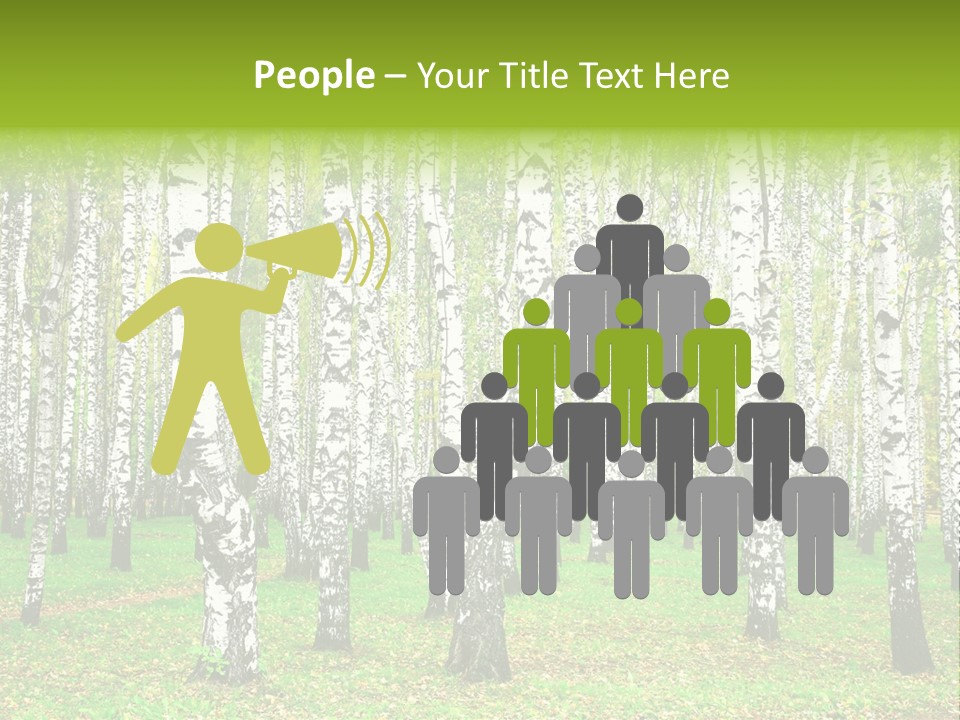 Shade Scene Grove PowerPoint Template