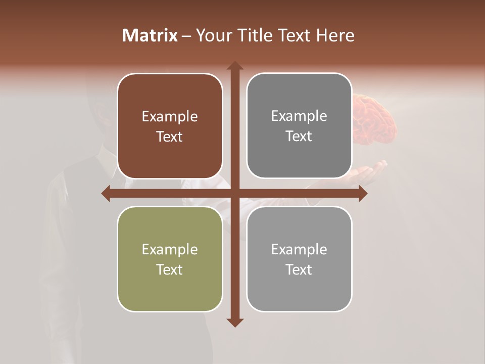 Red Study Human PowerPoint Template