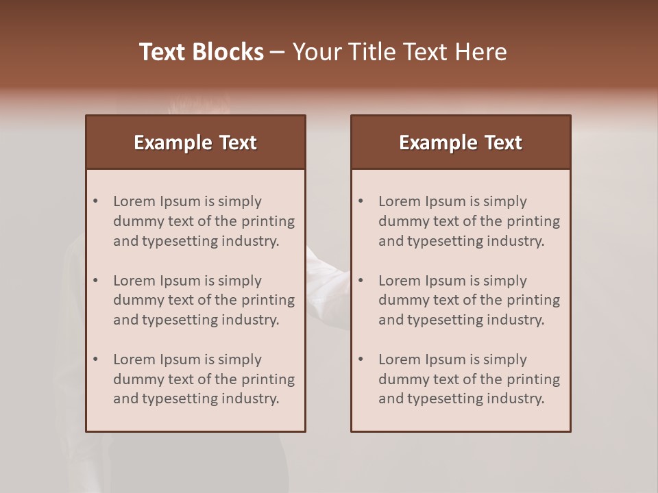 Red Study Human PowerPoint Template