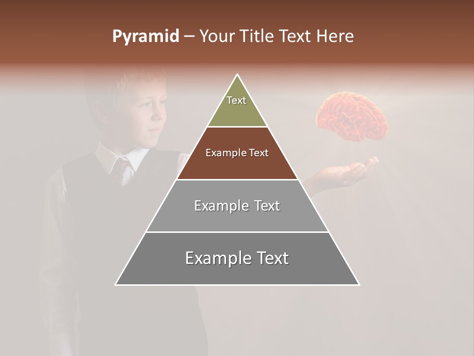 Red Study Human PowerPoint Template