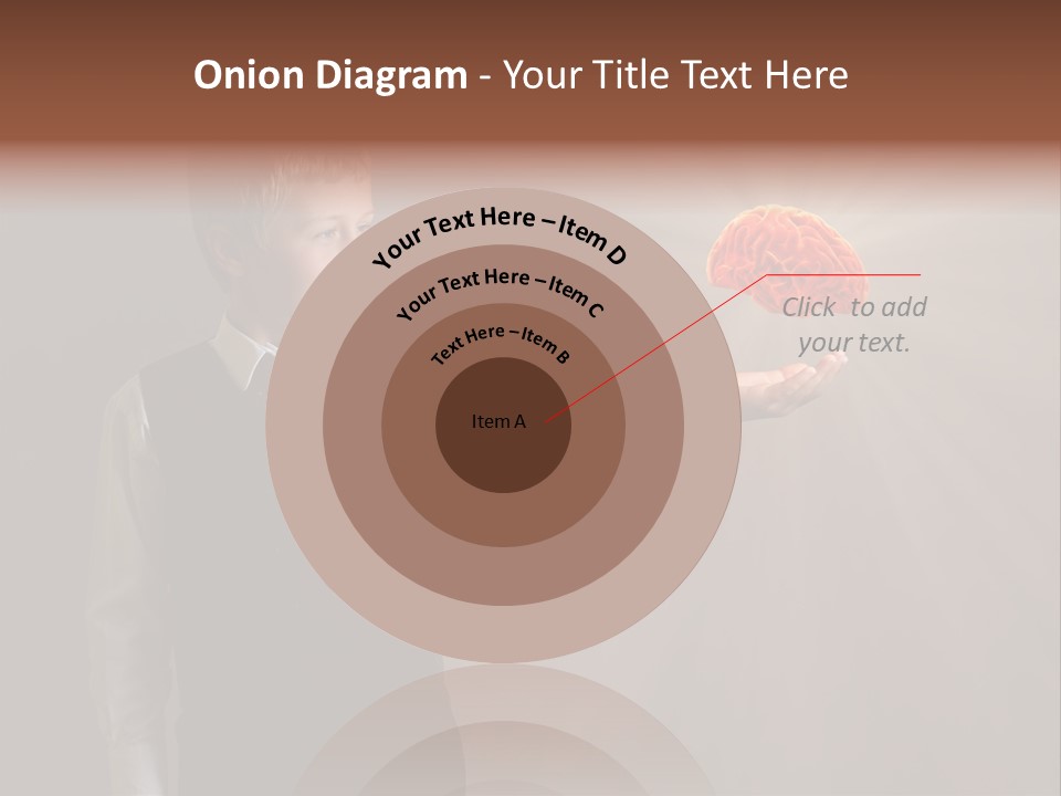 Red Study Human PowerPoint Template