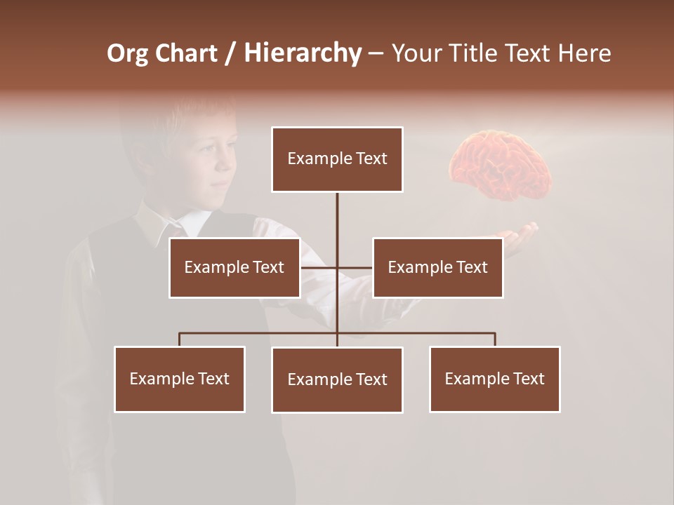 Red Study Human PowerPoint Template