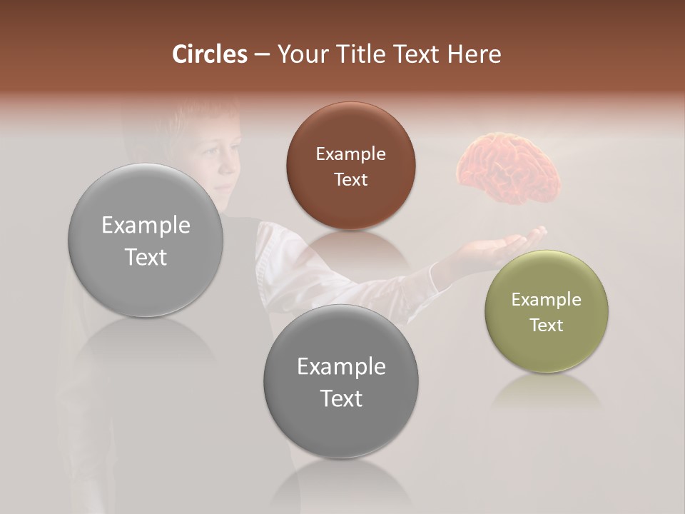 Red Study Human PowerPoint Template