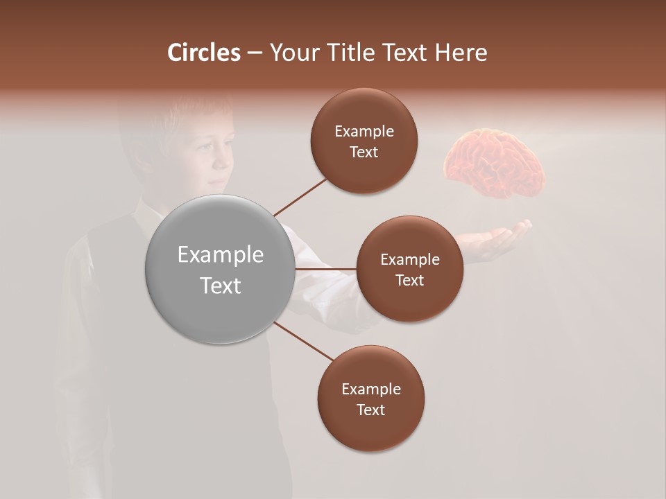 Red Study Human PowerPoint Template