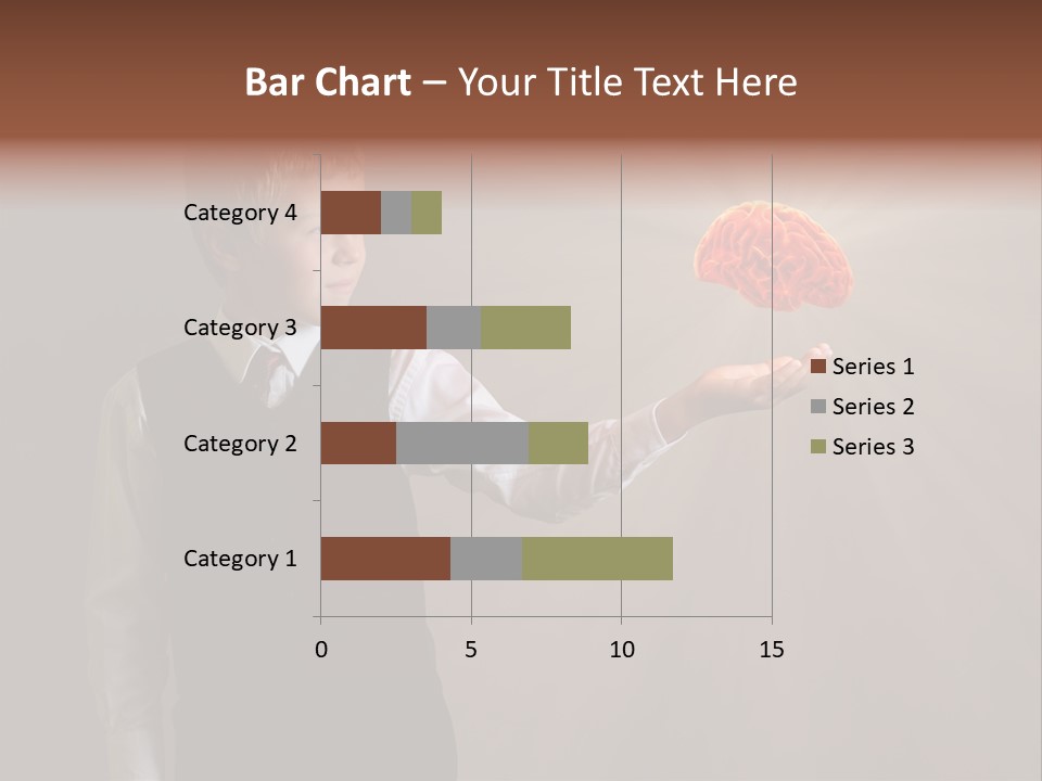 Red Study Human PowerPoint Template
