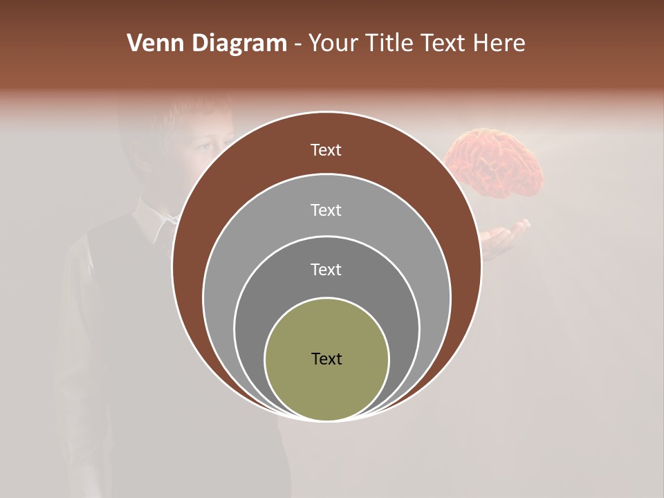 Red Study Human PowerPoint Template