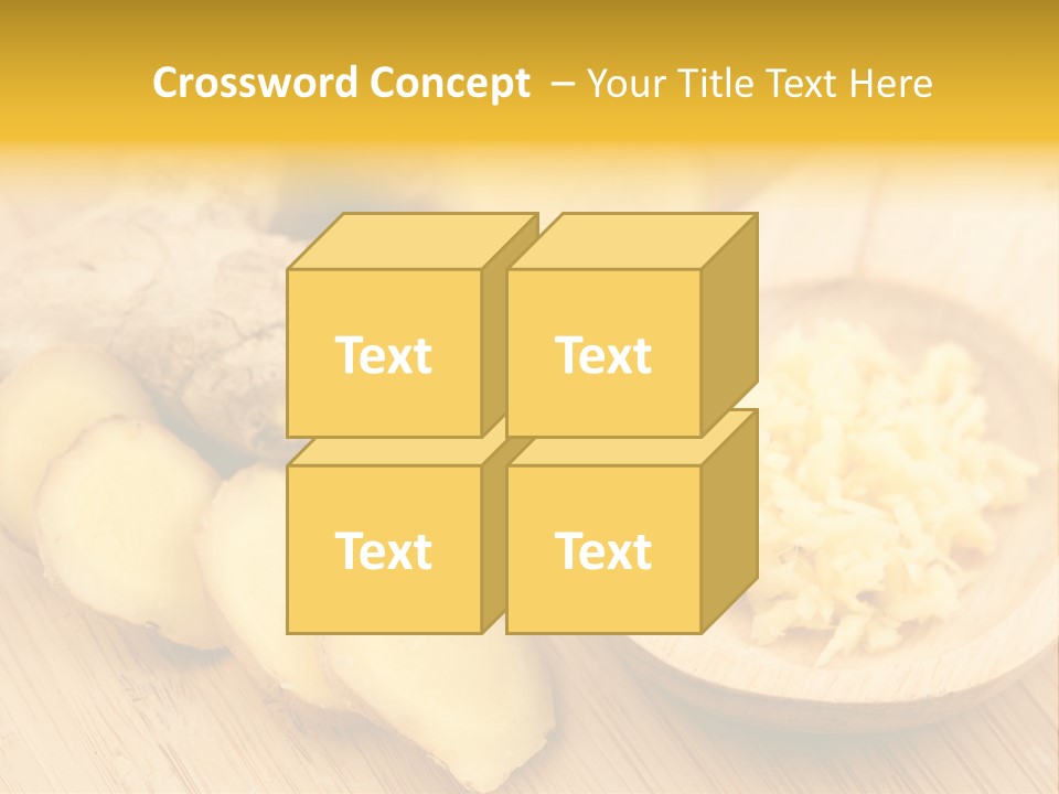 Root Healty Ginger PowerPoint Template