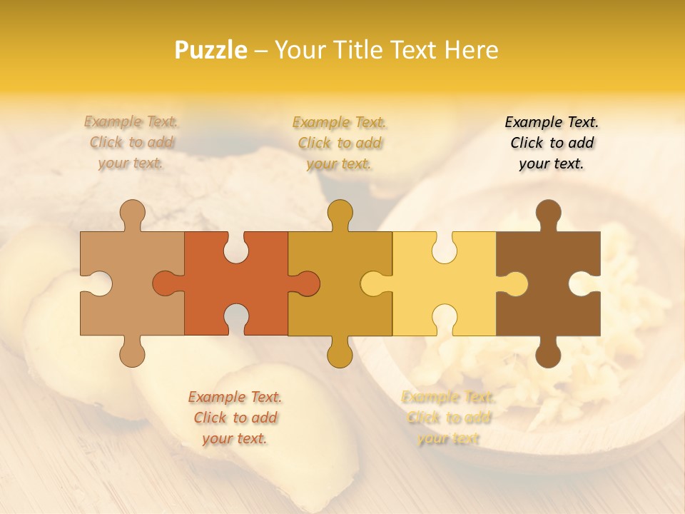 Root Healty Ginger PowerPoint Template