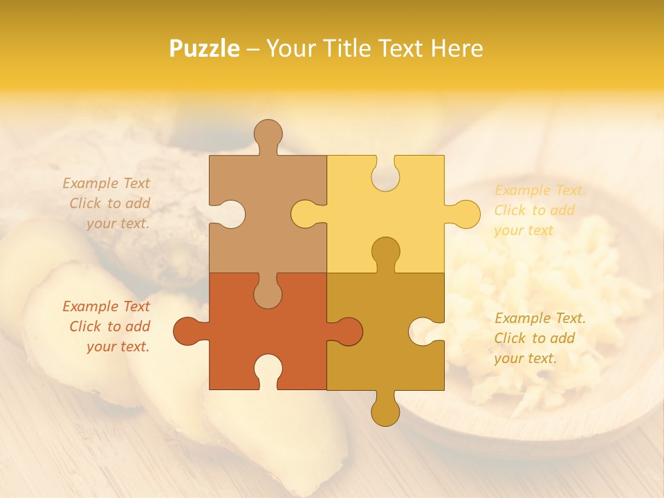 Root Healty Ginger PowerPoint Template