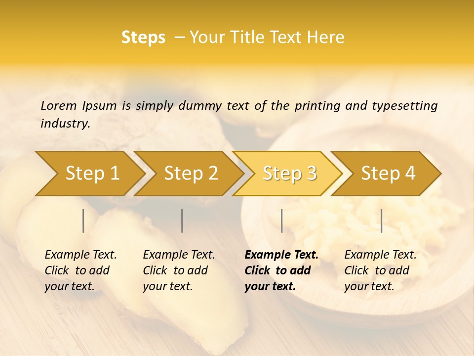 Root Healty Ginger PowerPoint Template