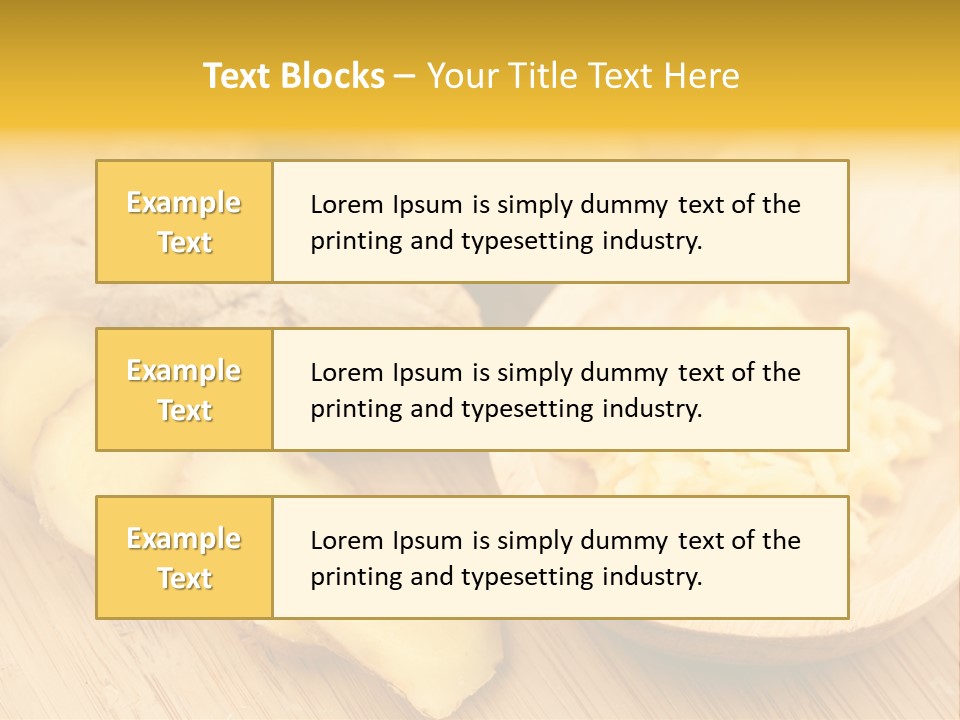 Root Healty Ginger PowerPoint Template