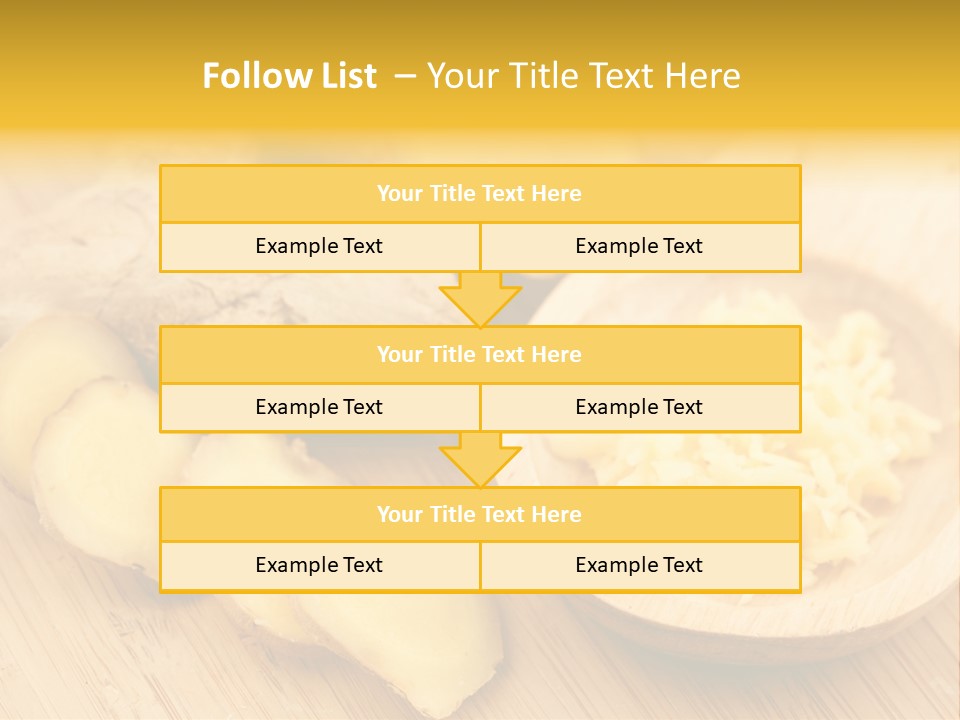 Root Healty Ginger PowerPoint Template