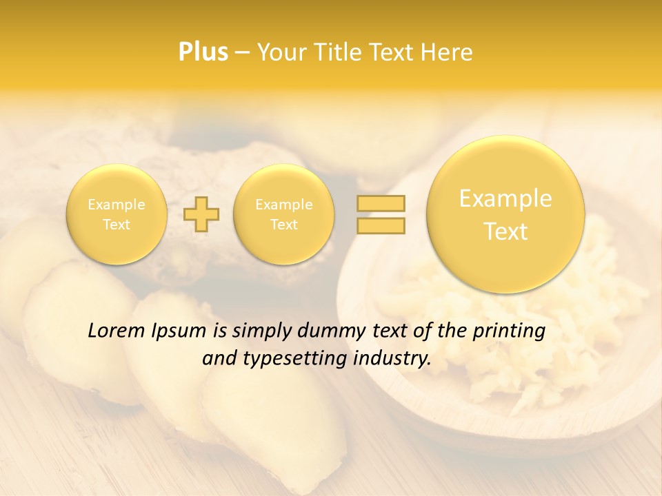 Root Healty Ginger PowerPoint Template