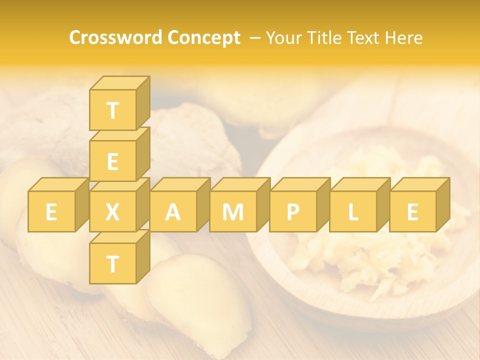 Root Healty Ginger PowerPoint Template