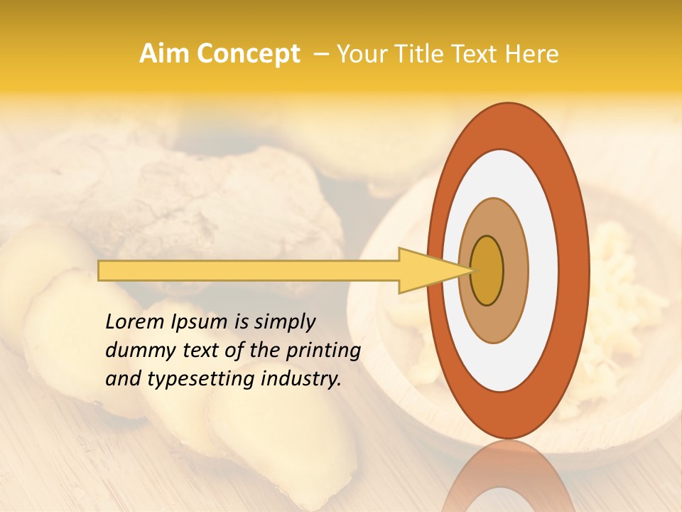 Root Healty Ginger PowerPoint Template