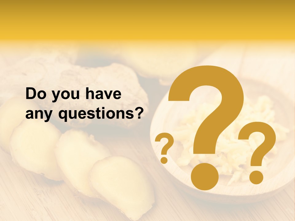 Root Healty Ginger PowerPoint Template