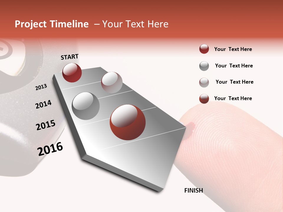 Caucasian Skin Glucometer PowerPoint Template