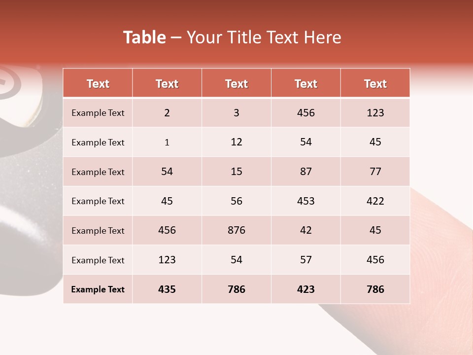 Caucasian Skin Glucometer PowerPoint Template