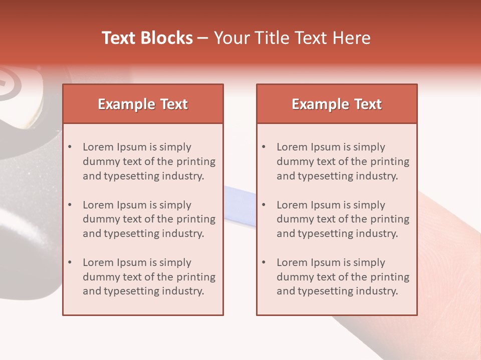 Caucasian Skin Glucometer PowerPoint Template
