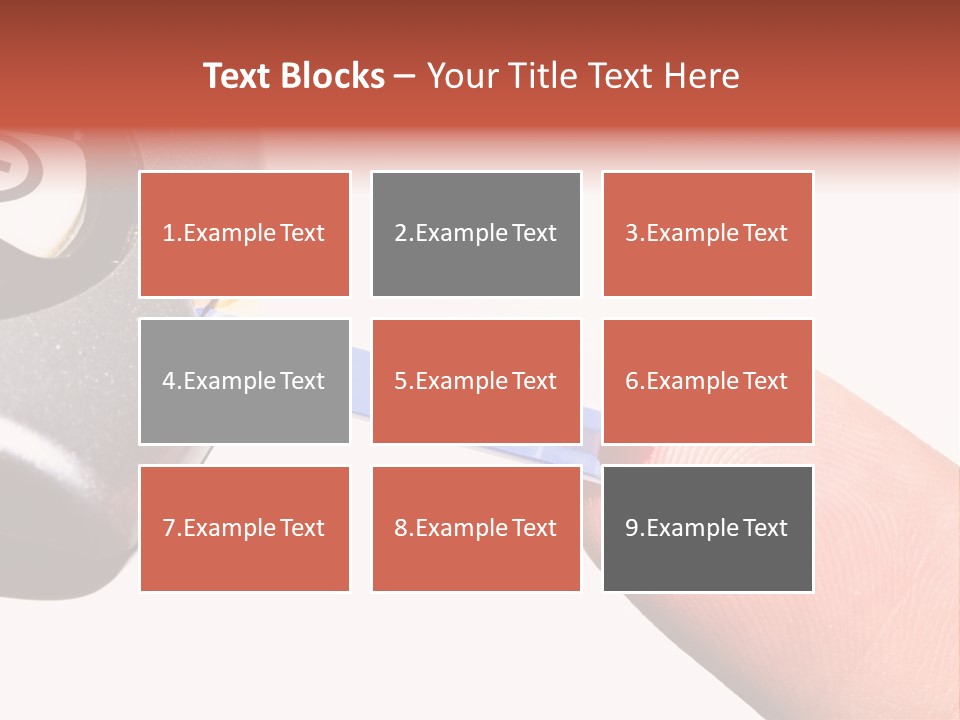 Caucasian Skin Glucometer PowerPoint Template