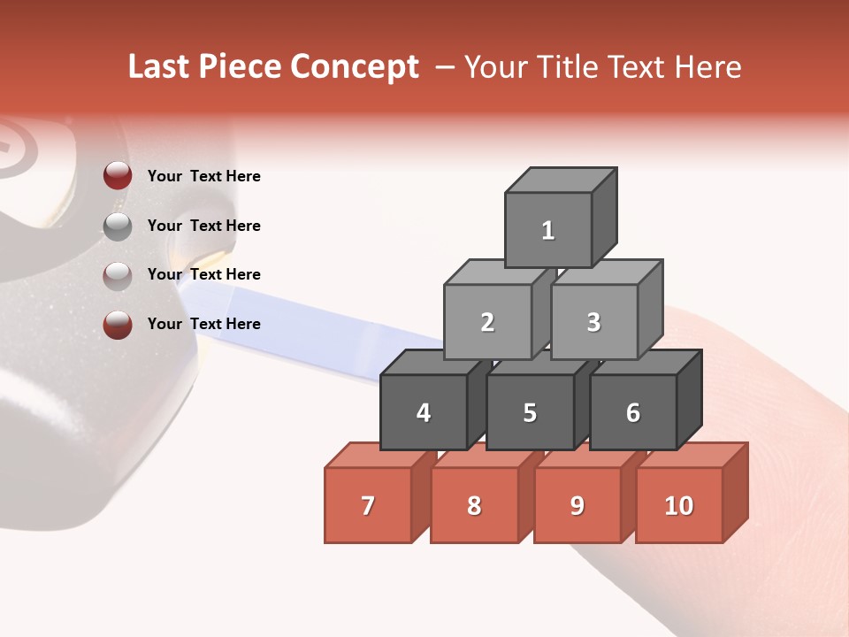 Caucasian Skin Glucometer PowerPoint Template