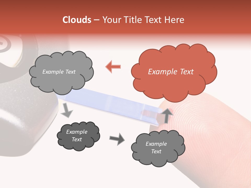Caucasian Skin Glucometer PowerPoint Template