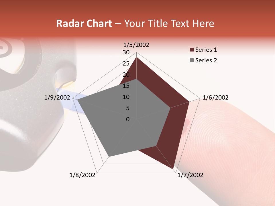 Caucasian Skin Glucometer PowerPoint Template