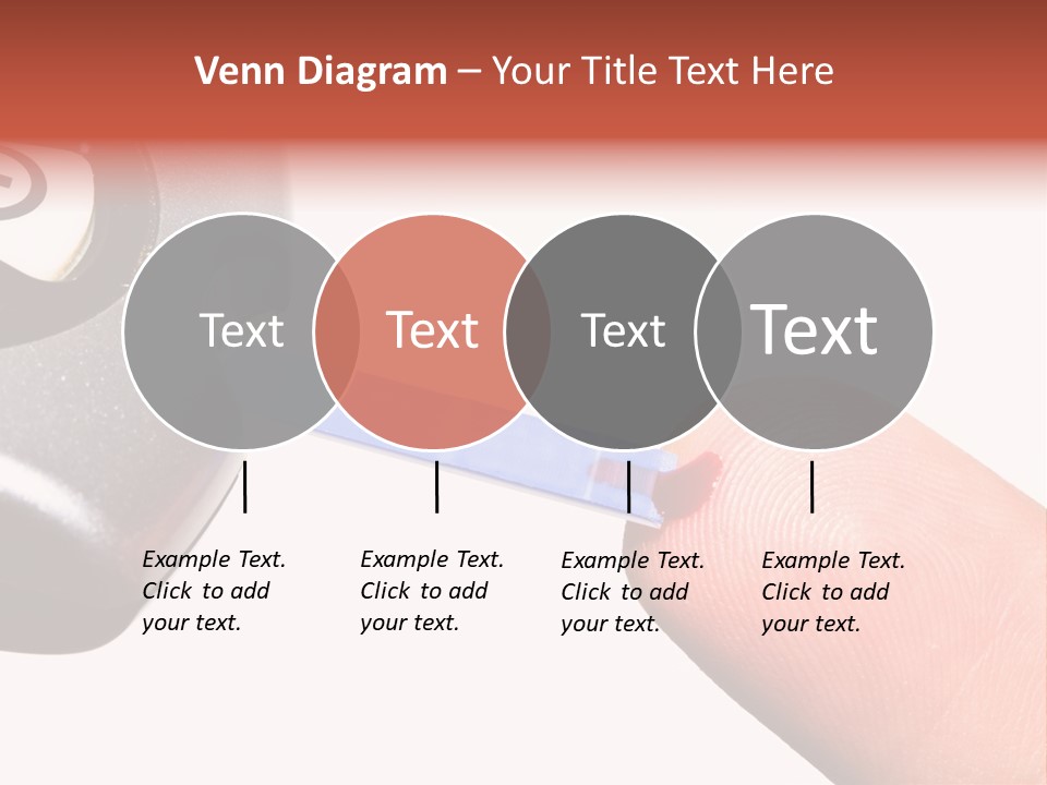 Caucasian Skin Glucometer PowerPoint Template