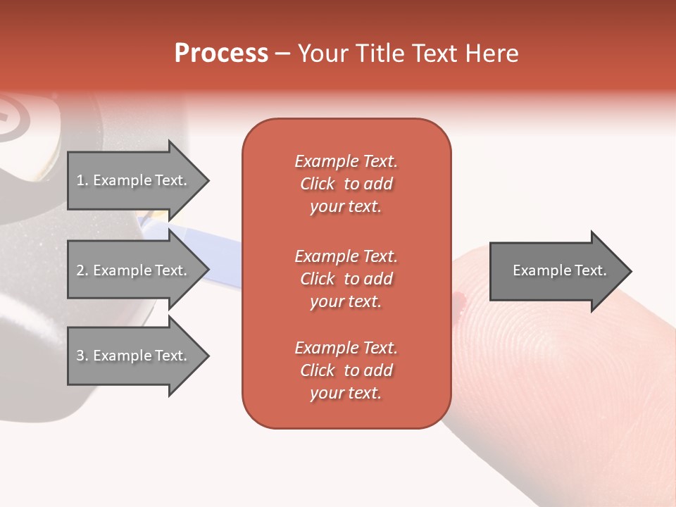 Caucasian Skin Glucometer PowerPoint Template