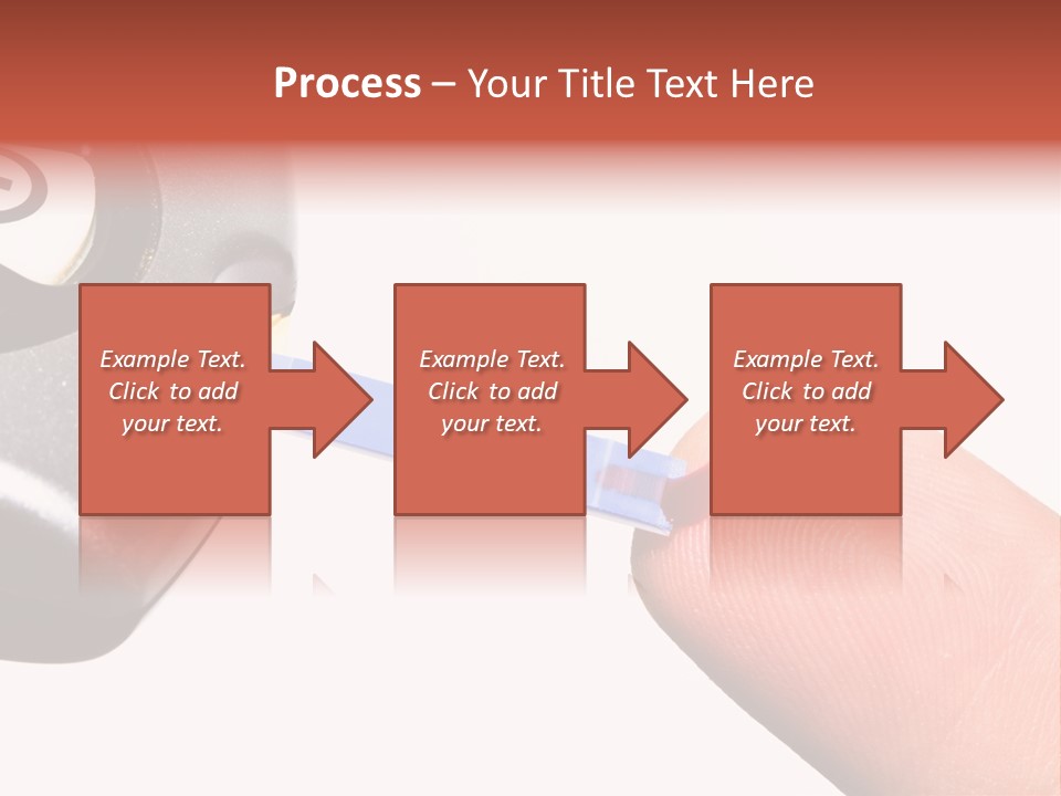 Caucasian Skin Glucometer PowerPoint Template
