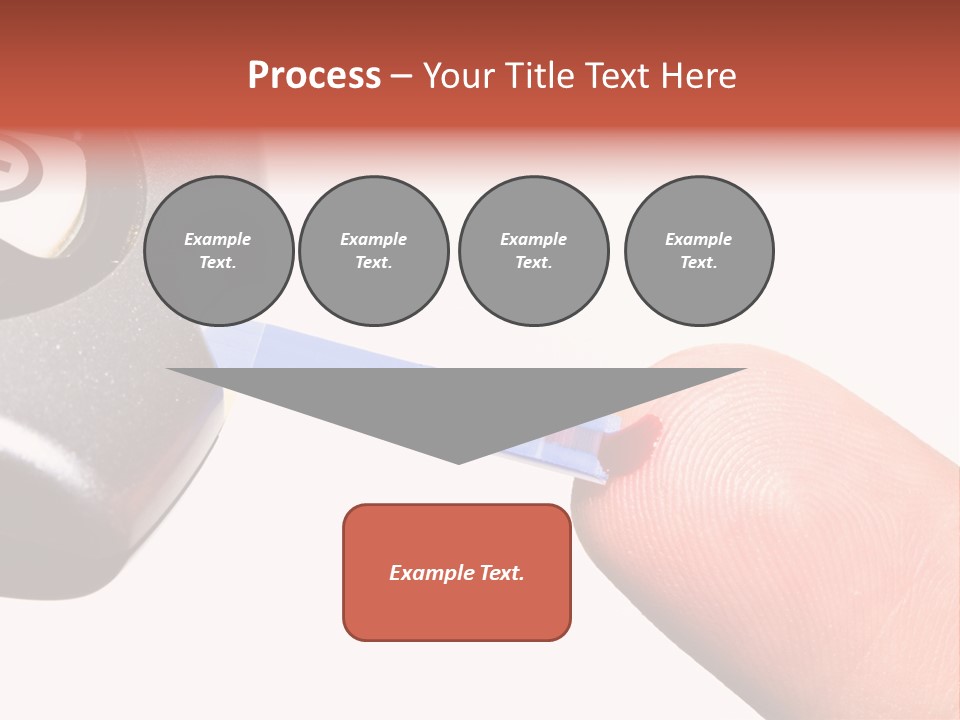 Caucasian Skin Glucometer PowerPoint Template