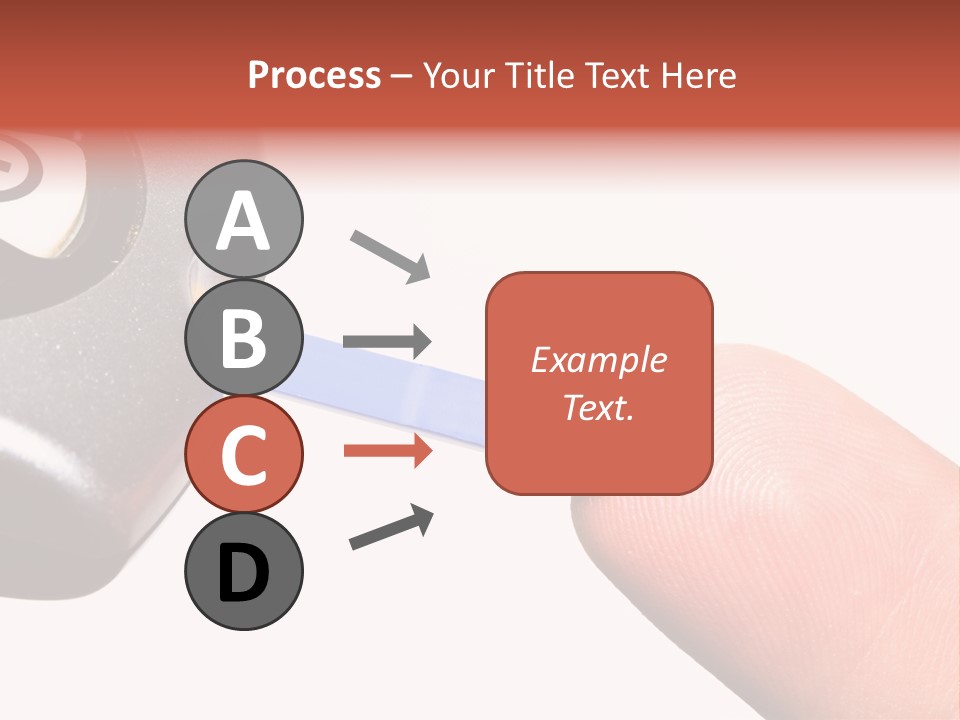 Caucasian Skin Glucometer PowerPoint Template