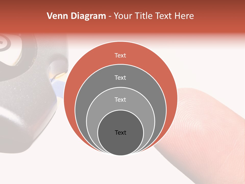 Caucasian Skin Glucometer PowerPoint Template
