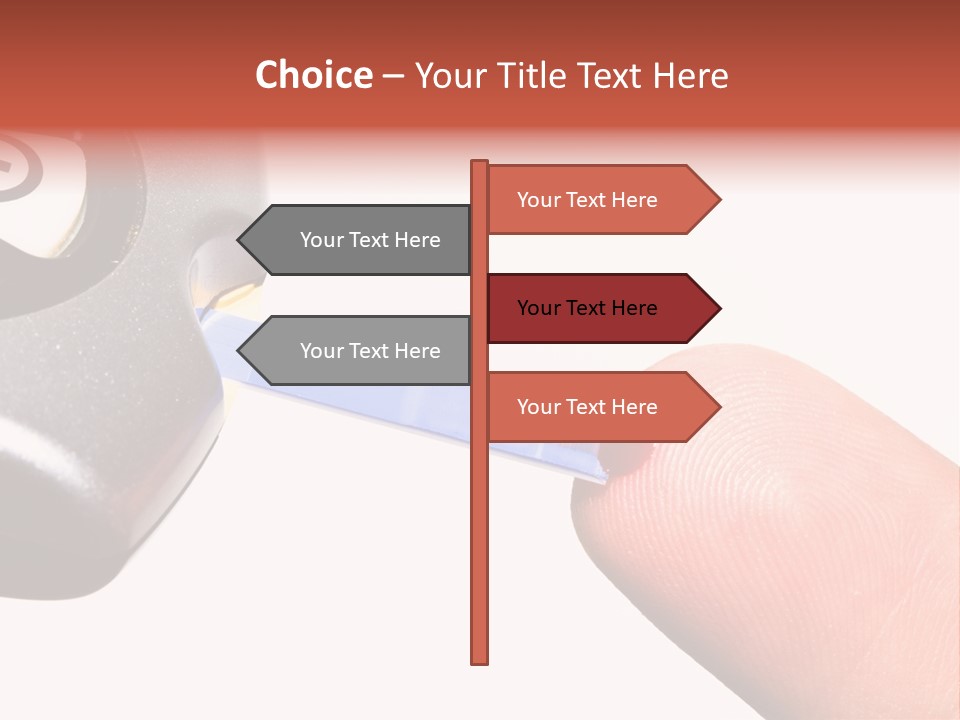 Caucasian Skin Glucometer PowerPoint Template