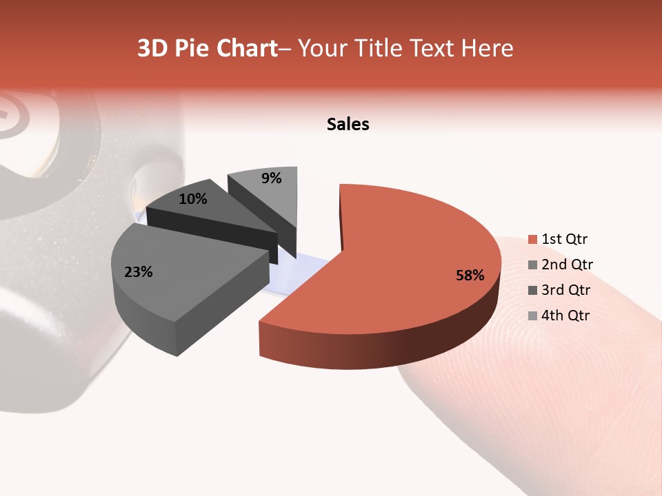 Caucasian Skin Glucometer PowerPoint Template