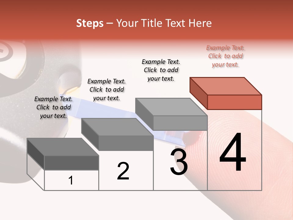 Caucasian Skin Glucometer PowerPoint Template