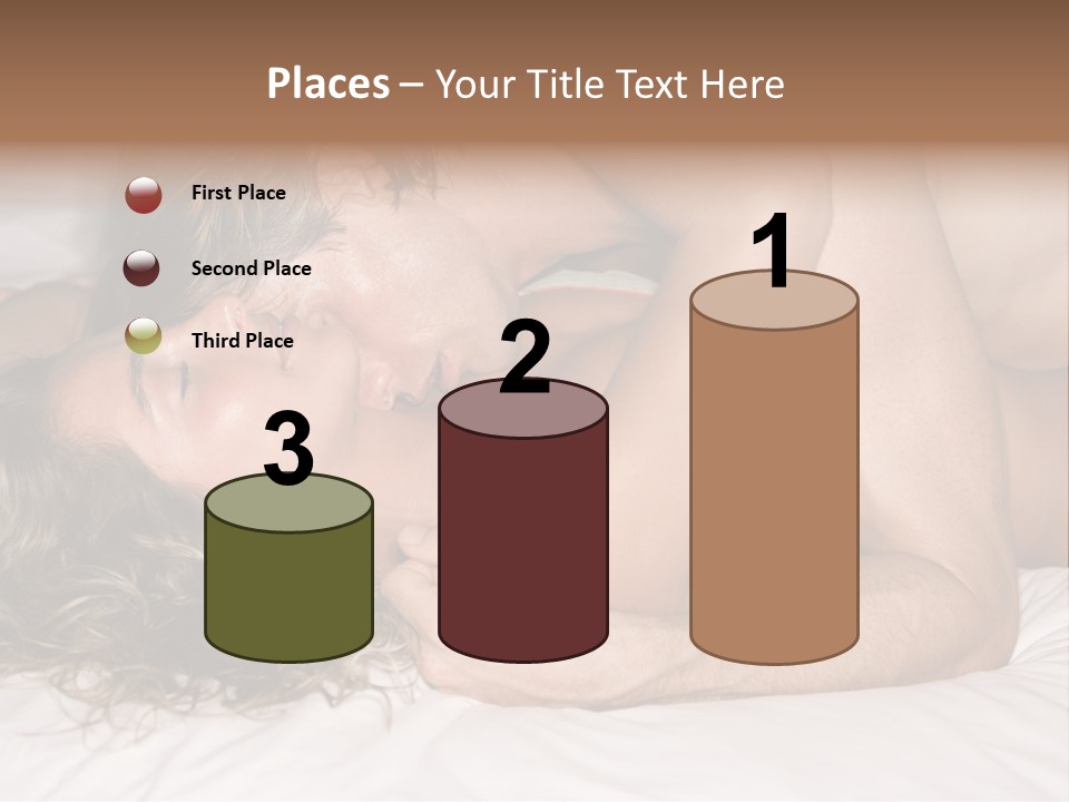 Playful White Close Up PowerPoint Template