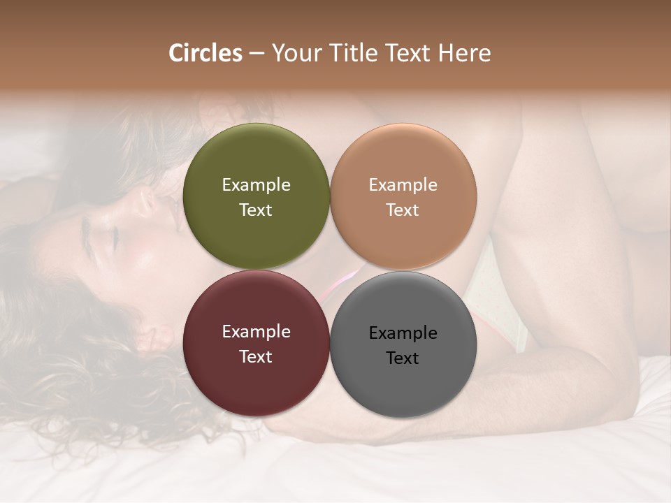 Playful White Close Up PowerPoint Template