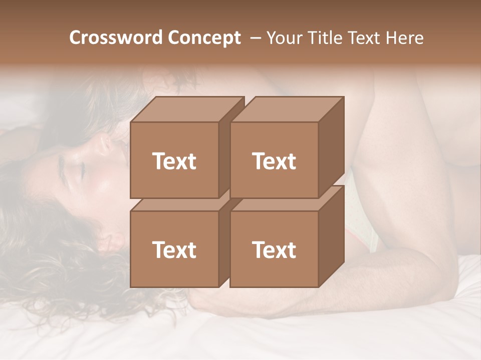 Playful White Close Up PowerPoint Template