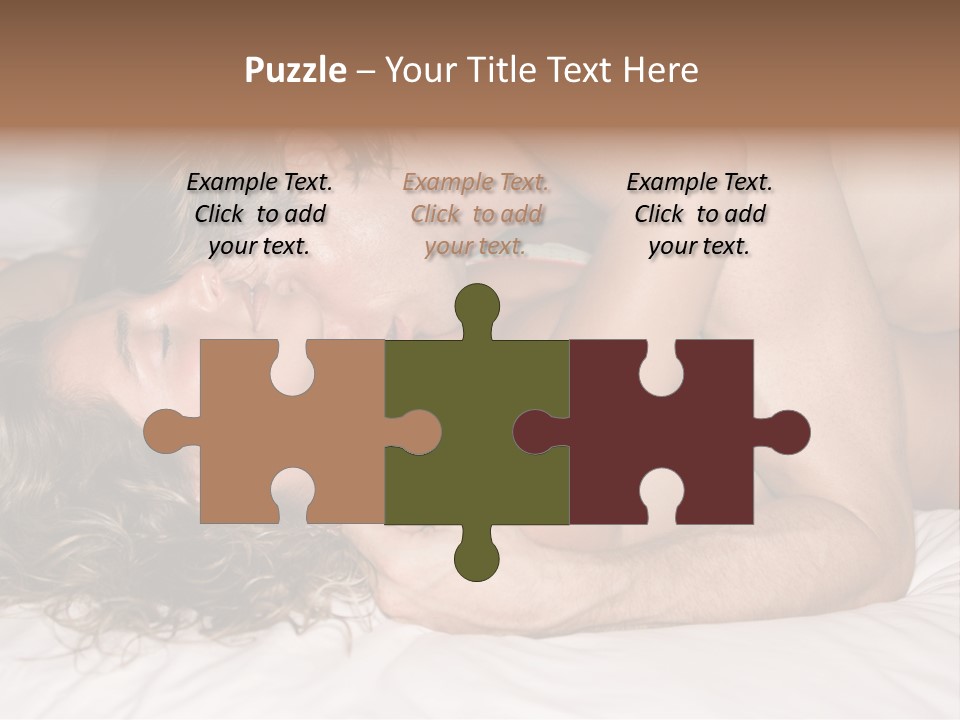 Playful White Close Up PowerPoint Template