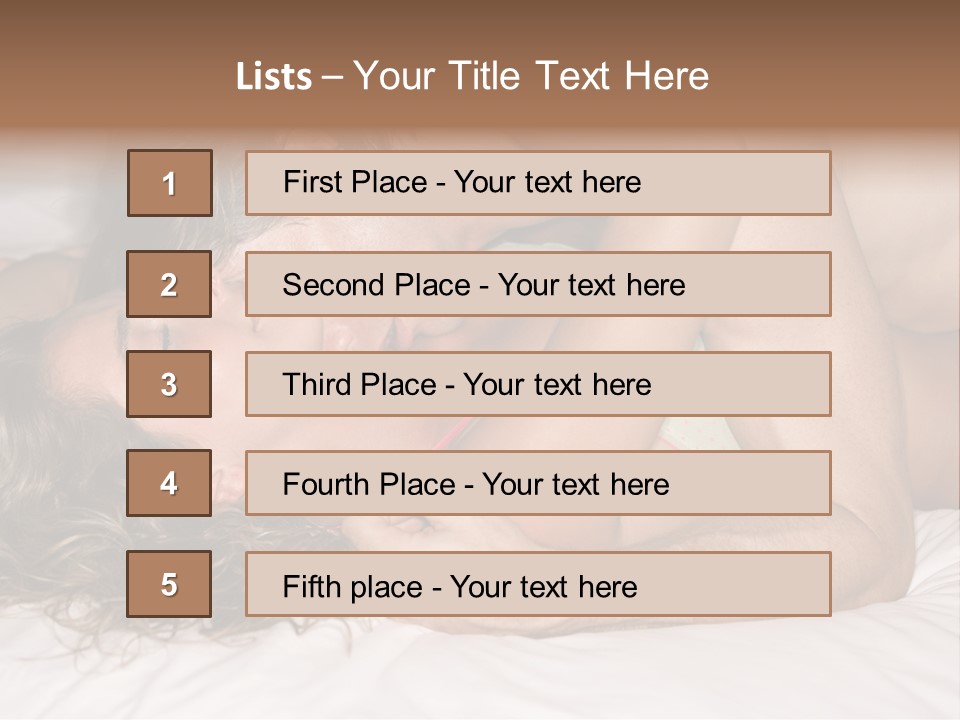 Playful White Close Up PowerPoint Template