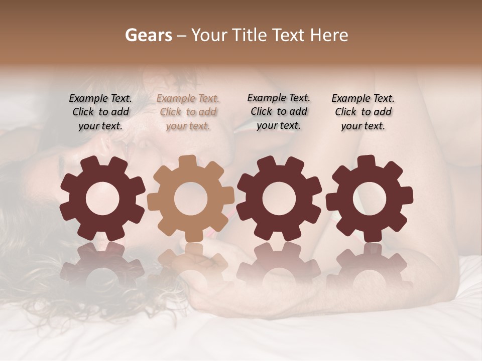 Playful White Close Up PowerPoint Template